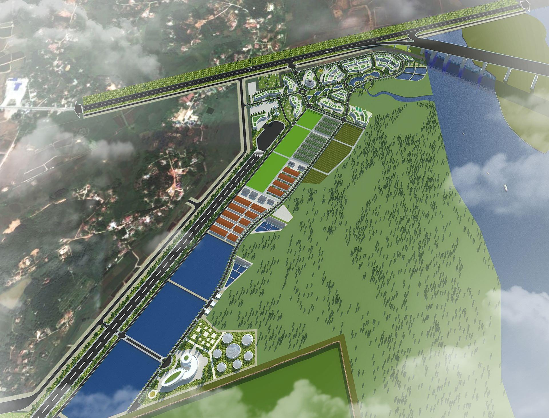 DETAILED PLANNING 1/500 OF HIGH-TECH AGRICULTURE ZONE HOANH BO